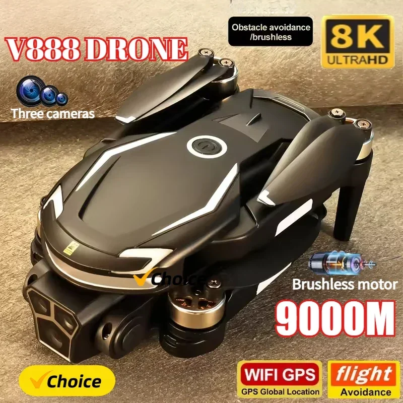 Drone Multispectral - طائرة بدون طيار V888 جديدة بكاميرا