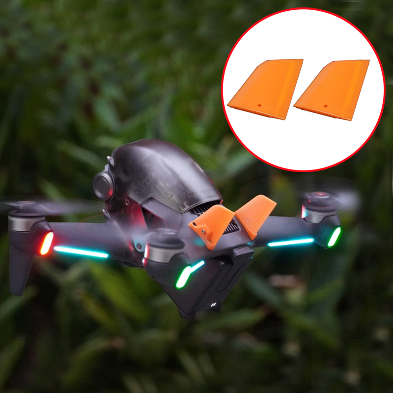 Drone 3D Modeling - عمودي الذيل الجناح الهوائية الطيران الخلفي