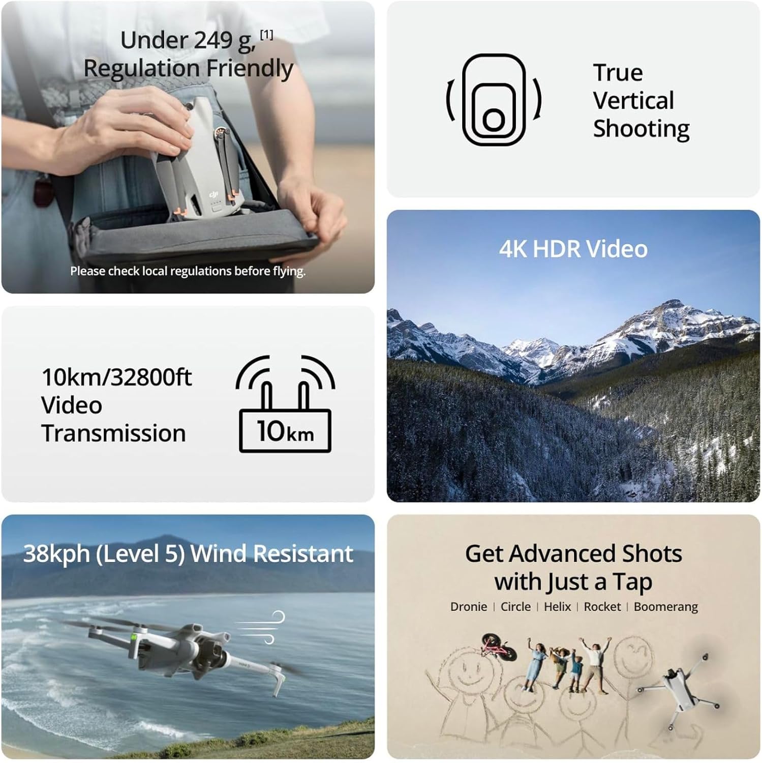 طائرات دي جي آي ميني 3 بدون طي - مراجعة Drone Video Production وسعره