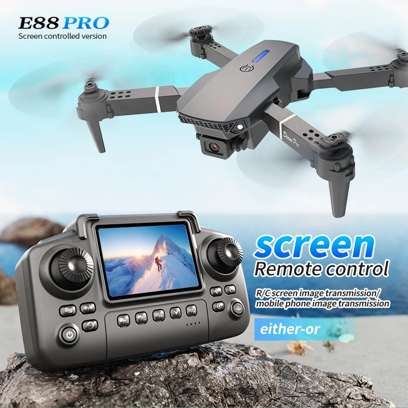 طائرة بدون طيار احترافية E88 P - مراجعة Drone Lidar وسعره