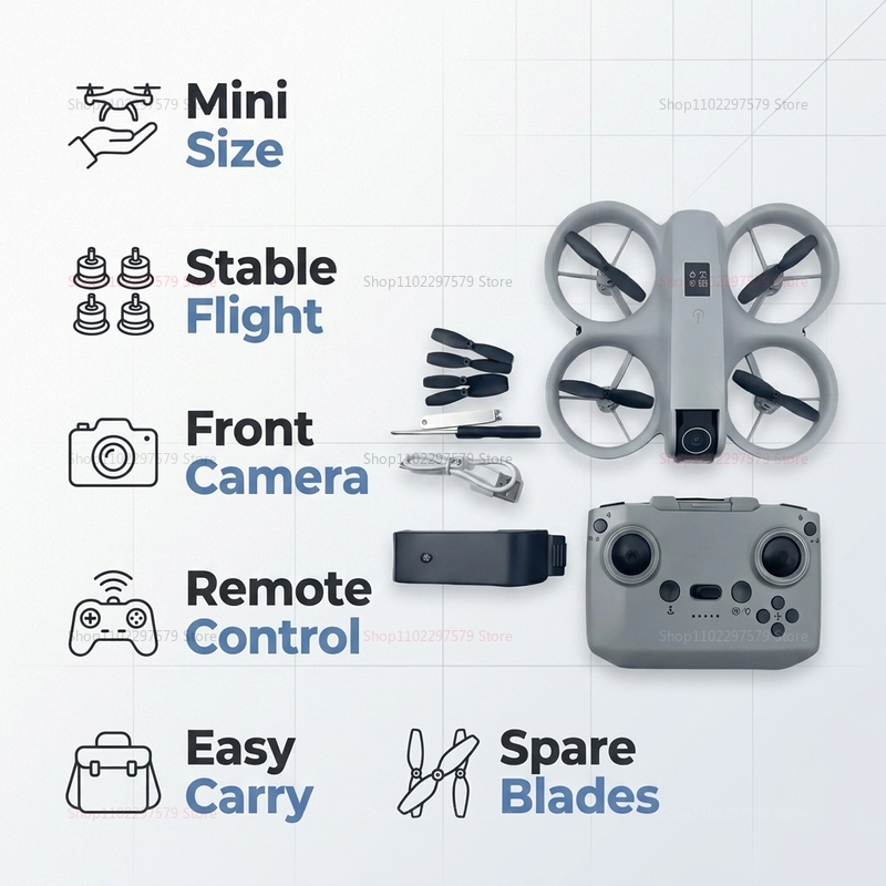 طائرة بدون طيار صغيرة مع كامير - مراجعة Drone Video Production وسعره