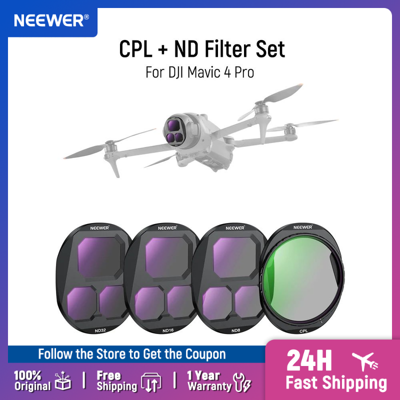 NEEWER CPL + ND مجموعة مرشحات  - مراجعة Drone Ndvi وسعره
