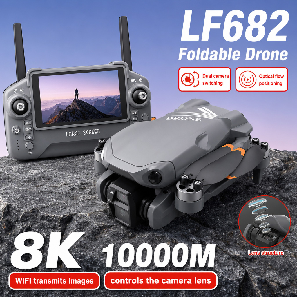 طائرة بدون طيار LF682 للتصوير  - مراجعة Drone Video Production وسعره