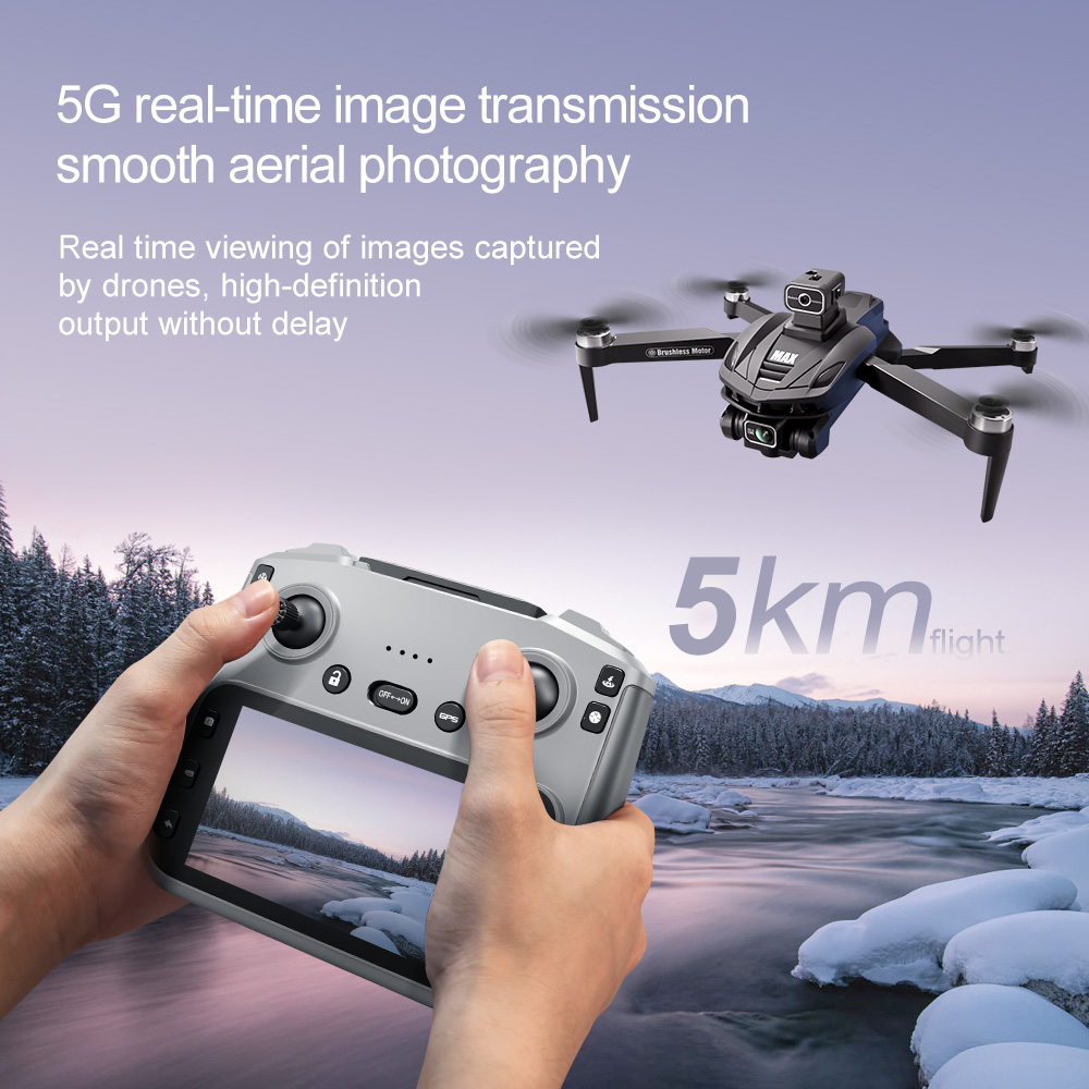V168 PRO Max GPS Drone 8K Prof - مراجعة Drone Lidar وسعره