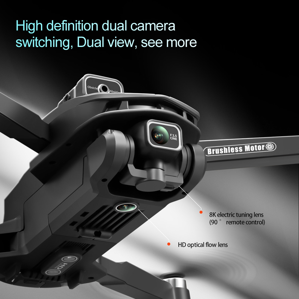V168 PRO Max GPS Drone 8K Prof - مراجعة Drone Lidar وسعره