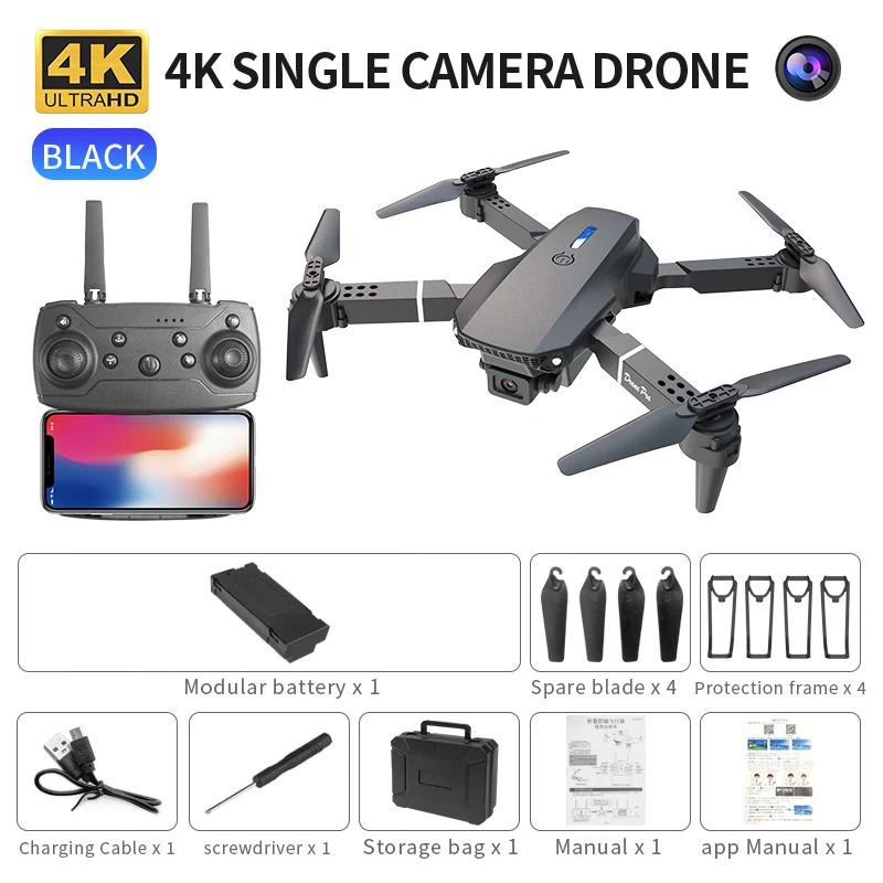 طائرة بدون طيار E88 ProIntelli - مراجعة Drone Cinematic وسعره