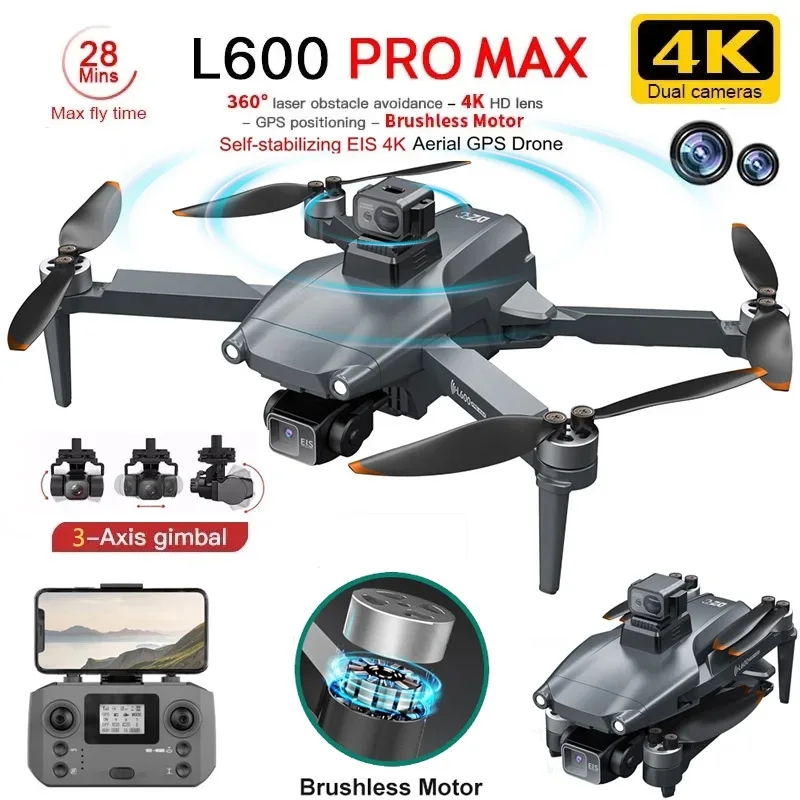 L600 PRO MAX GPS الطائرة بدون  - مراجعة Drone Lidar وسعره