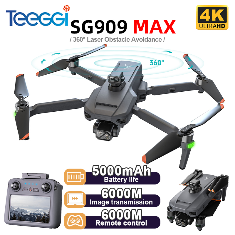 طائرة بدون طيار Teeggi SG909 M - مراجعة Drone Lidar وسعره