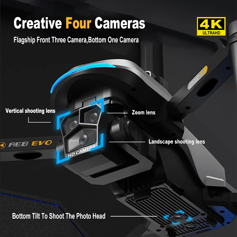 طائرة بدون طيار AE8 EVO احتراف - مراجعة Drone Multispectral وسعره