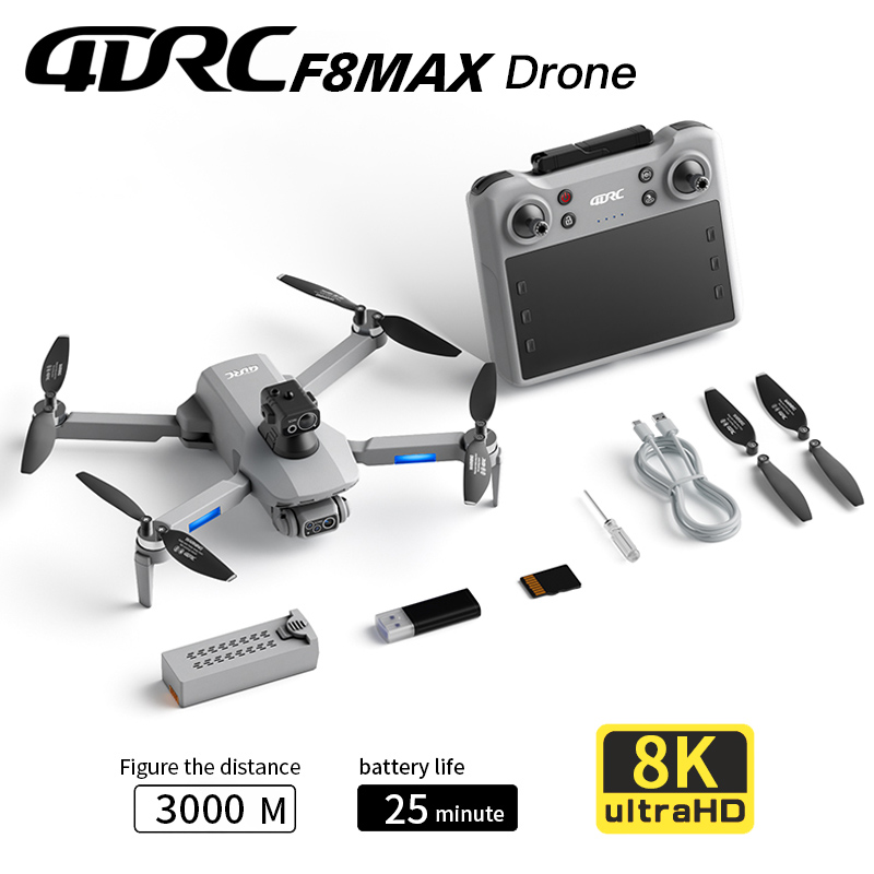 F8 MAX GPS الطائرة بدون طيار ا - مراجعة Drone Lidar وسعره