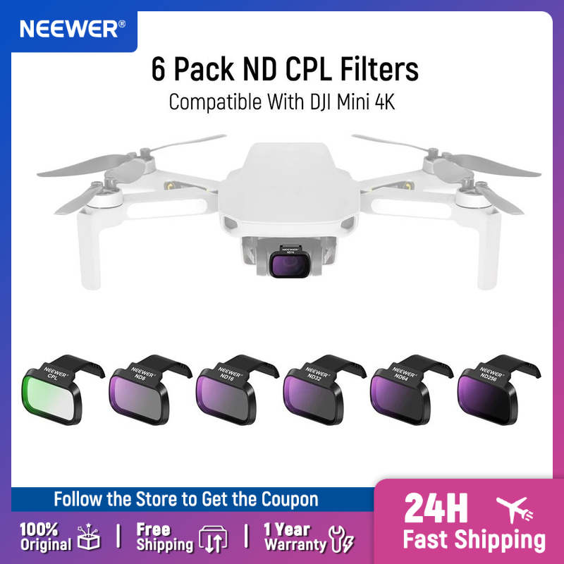 NEEWER 6 عبوات ND CPL مرشحات ل - مراجعة Drone Ndvi وسعره