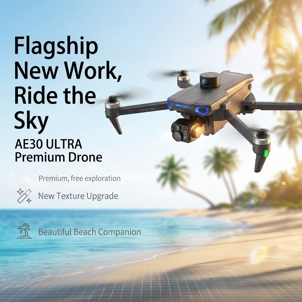 طائرة بدون طيار AE30 Ultra GPS - مراجعة Drone Multispectral وسعره